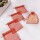 Pack x 200 - Bolsas organza 8x11 cm ROJO