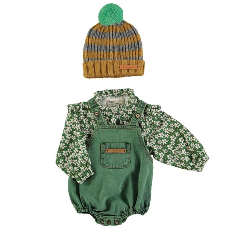 Rana bebe denim verde Rana bebe denim verde
