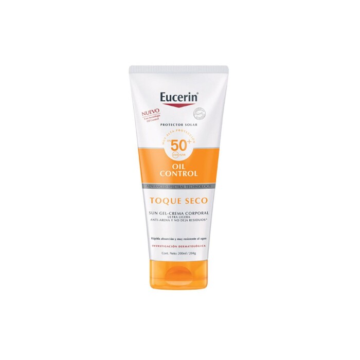 EUCERIN SUN BODY GEL/CR TOQUE SECO FPS50 única