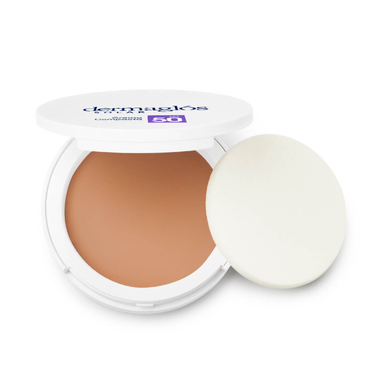 Protector Solar Dermaglós Crema Facial Compacta Tono 2 FPS50 10g 