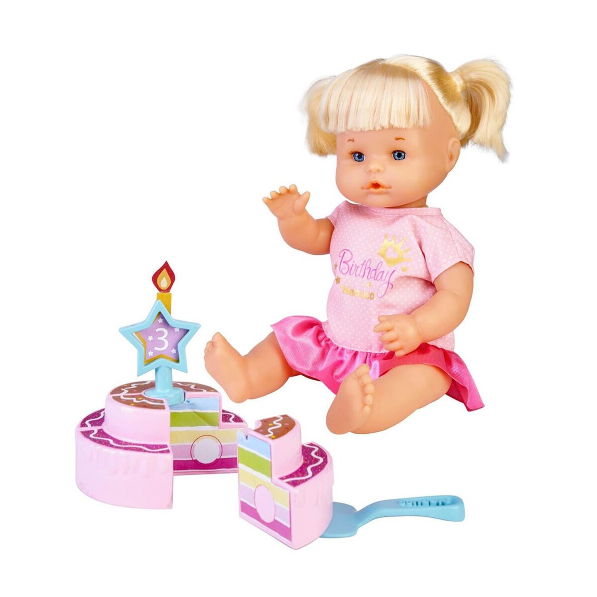 Muñeca bebote Nenuco Feliz Cumpleaños incluye accesorios 