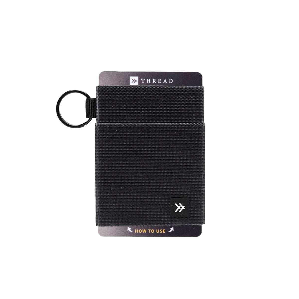 Billetera Thread Black Elastic Wallet - Elastic Wallet 