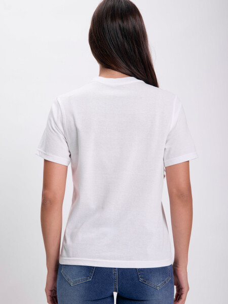 Remera estampa Blanca