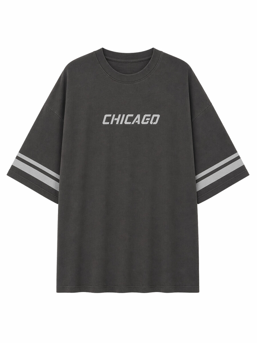 REMERA SKY II - GRIS OSCURO 