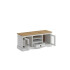 RACK 2 PUERTAS VID. 1 EST 1 CAJ. BLANCO MEX057BL RACK 2 PUERTAS VID. 1 EST 1 CAJ. BLANCO MEX057BL