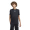 Remera de Niños Adidas Remero Essentials JRS Negro - Blanco