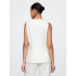 SL LONG LINE VEST - LINEN NEW OFF WHITE