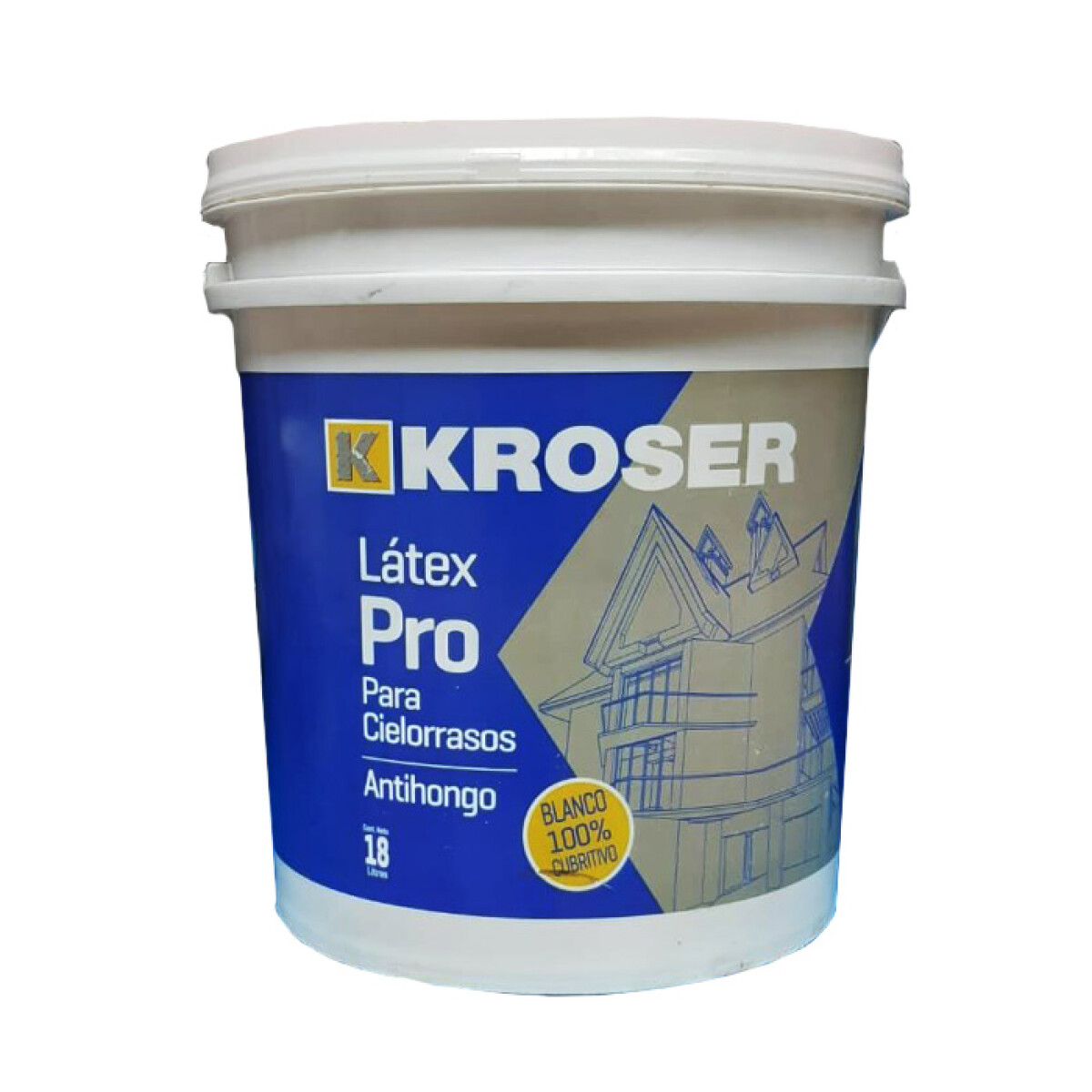 PINTURA KROSER CIELOS RASOS PRO 18L ++ - N/a 