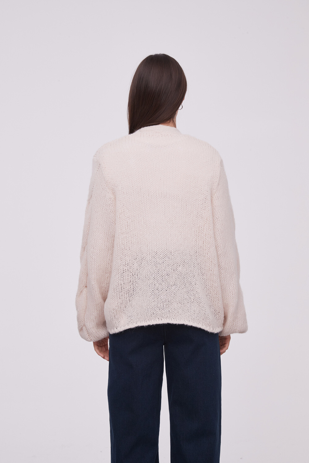 Cardigan Depos Crudo / Natural