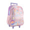 Mochila Infantil Trendy GO con rueditas Rosa - Lila