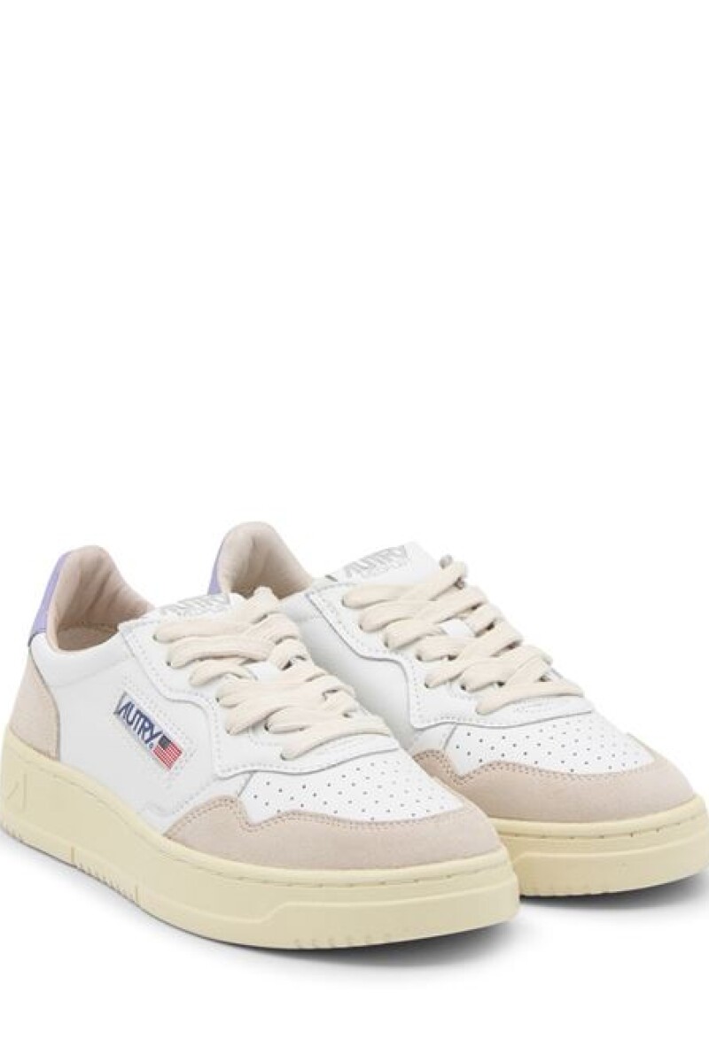 MEDALIST LOW WOM LEAT/SUEDE WH Lila