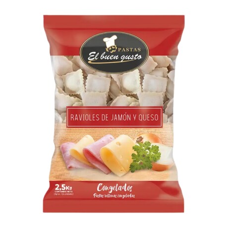 Ravioles de Jamon y Queso 2,5kg El Buen Gusto Ravioles de Jamon y Queso 2,5kg El Buen Gusto