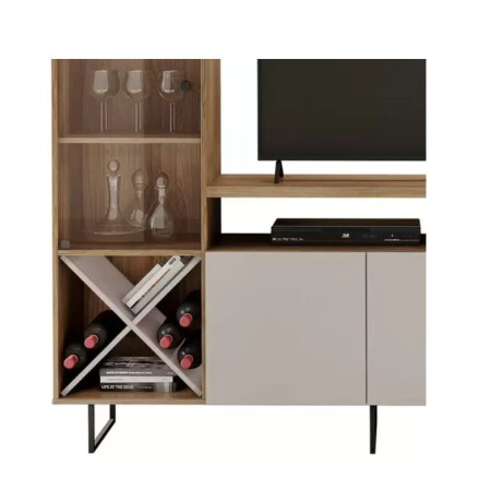 RACK LUZ CON CRISTALERA NORONHA OFF WHITE RACK LUZ CON CRISTALERA NORONHA OFF WHITE
