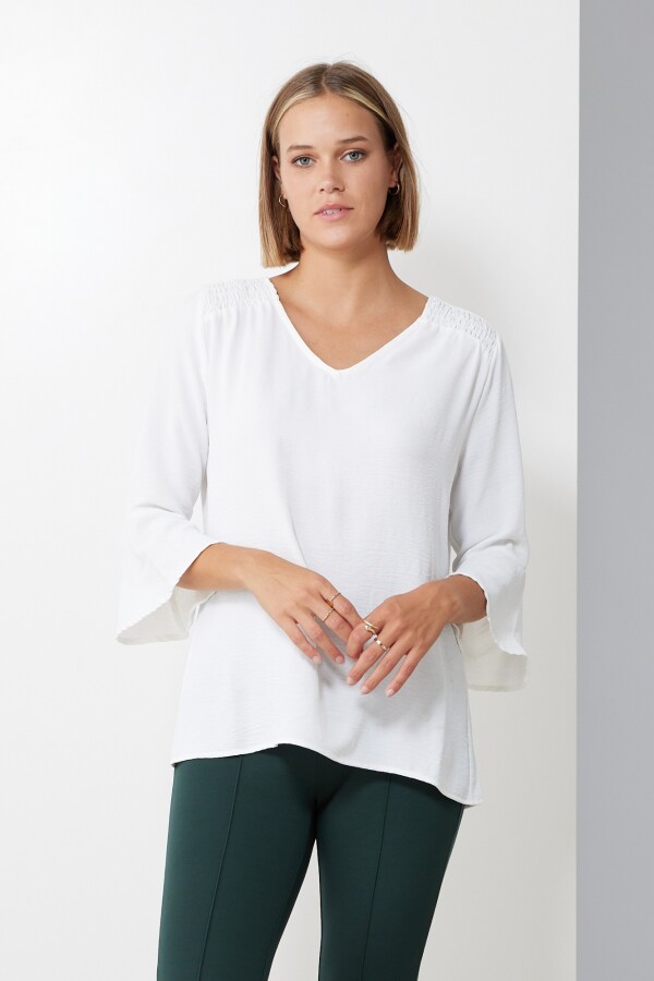 Blusa Frunces CRUDO