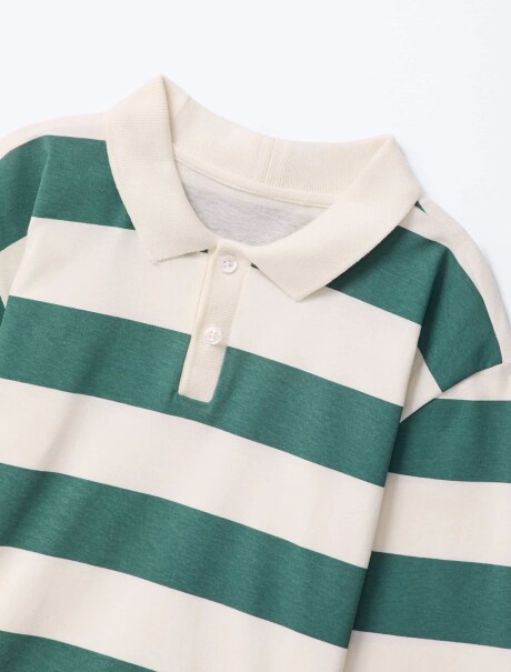 POLO INFANTIL A RAYAS MULTICOLOR