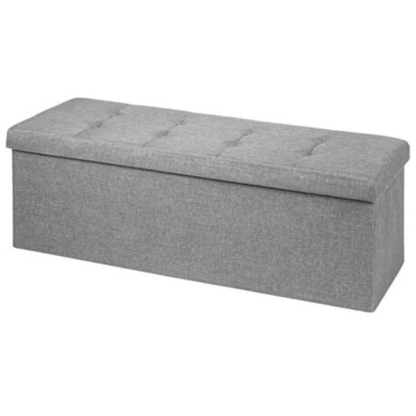 Puff Baul Texas Lino Gris