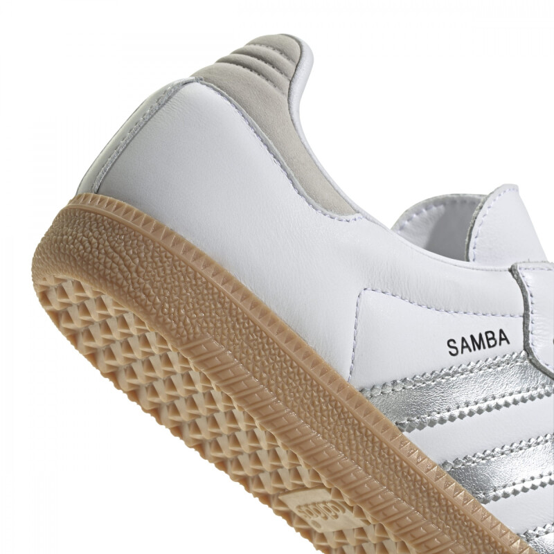 Championes ADIDAS SAMBA OG W Mujer JI2725 Blanco-plateado