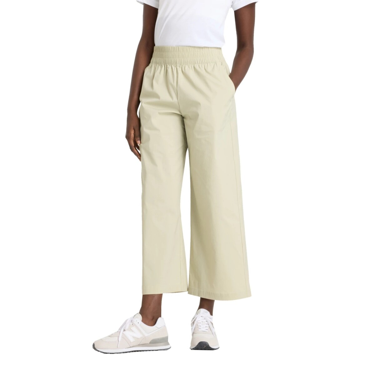 Pantalones New Balance Pull-on Pant de Mujer - WP51502OVN - Oliva 