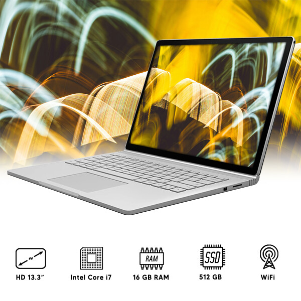 Notebook Microsoft Surface Book 2 I7/ 16 Gb Ram/ 512 Gb Ssd Pantalla Táctil MICROSOFT SURFACE BOOK 2 RFPL I7/16/512