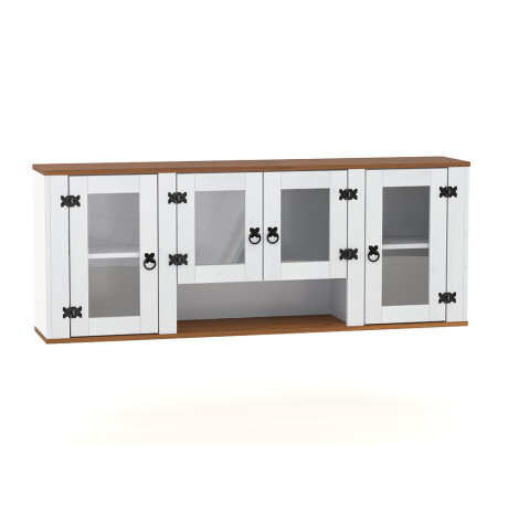 Aéreo 4 Puertas Linea Naturale Blanco/Roble