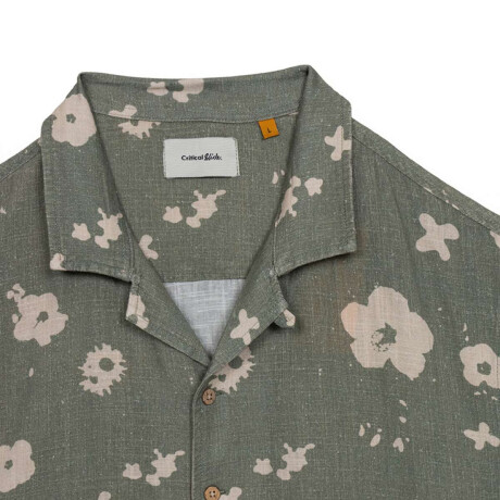 Camisa Critical Slide Splatter Resort Verde