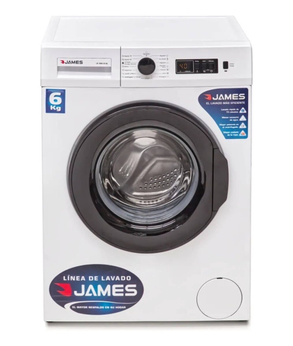 Lavarropas James Lr1006 G5 6k Carga Frontal 