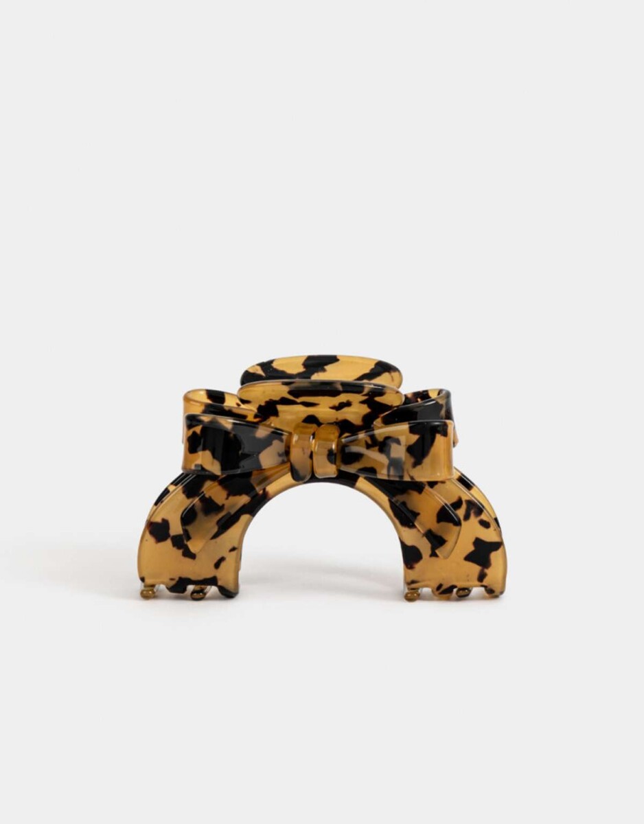 Broche Con Moño Carey - Marron Carey 