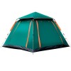 Carpa con Avance Liviana Impermeable Ventilada Capacidad 2 a 3 personas verde