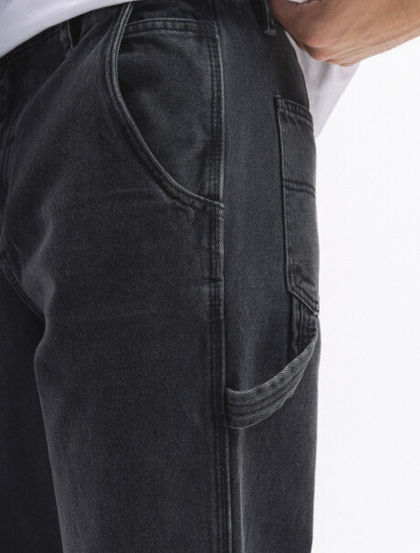 Jean Carpintero Oversized Negro
