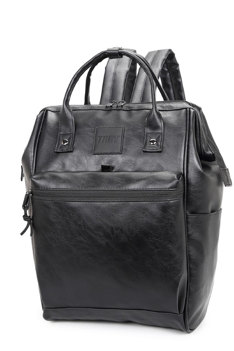 Mochila boca de pez multicierres Negro