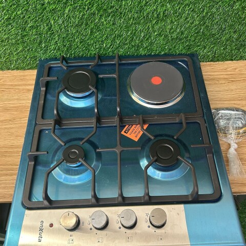 [OUTLET] Anafe de Empotrar 3 Hornallas a Gas 1 Disco Electrico 60 cm Acero Inoxidable [OUTLET] Anafe de Empotrar 3 Hornallas a Gas 1 Disco Electrico 60 cm Acero Inoxidable