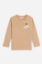 Remera estampa graffiti KHAKI