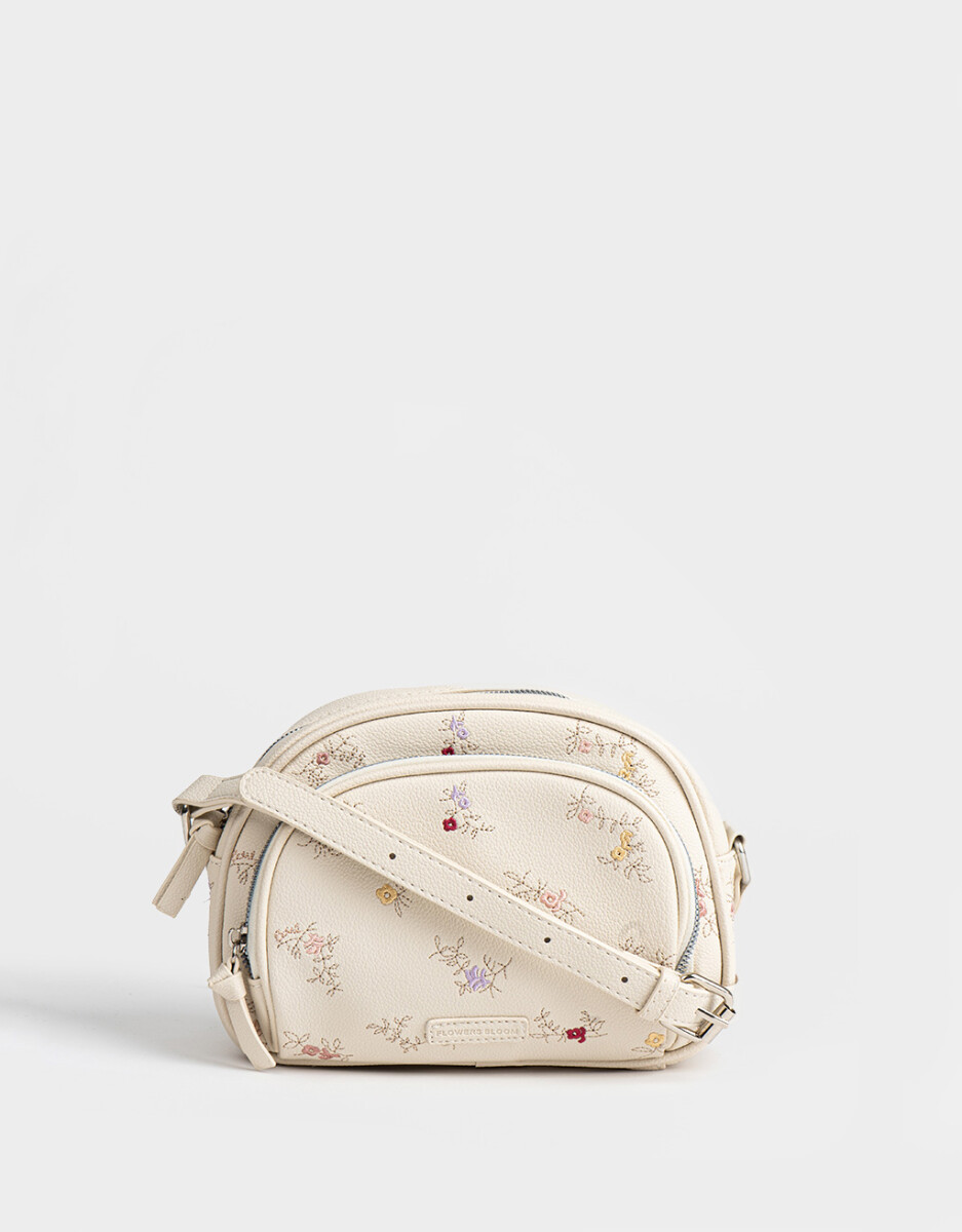 Bandolera De Cuerina Flores 