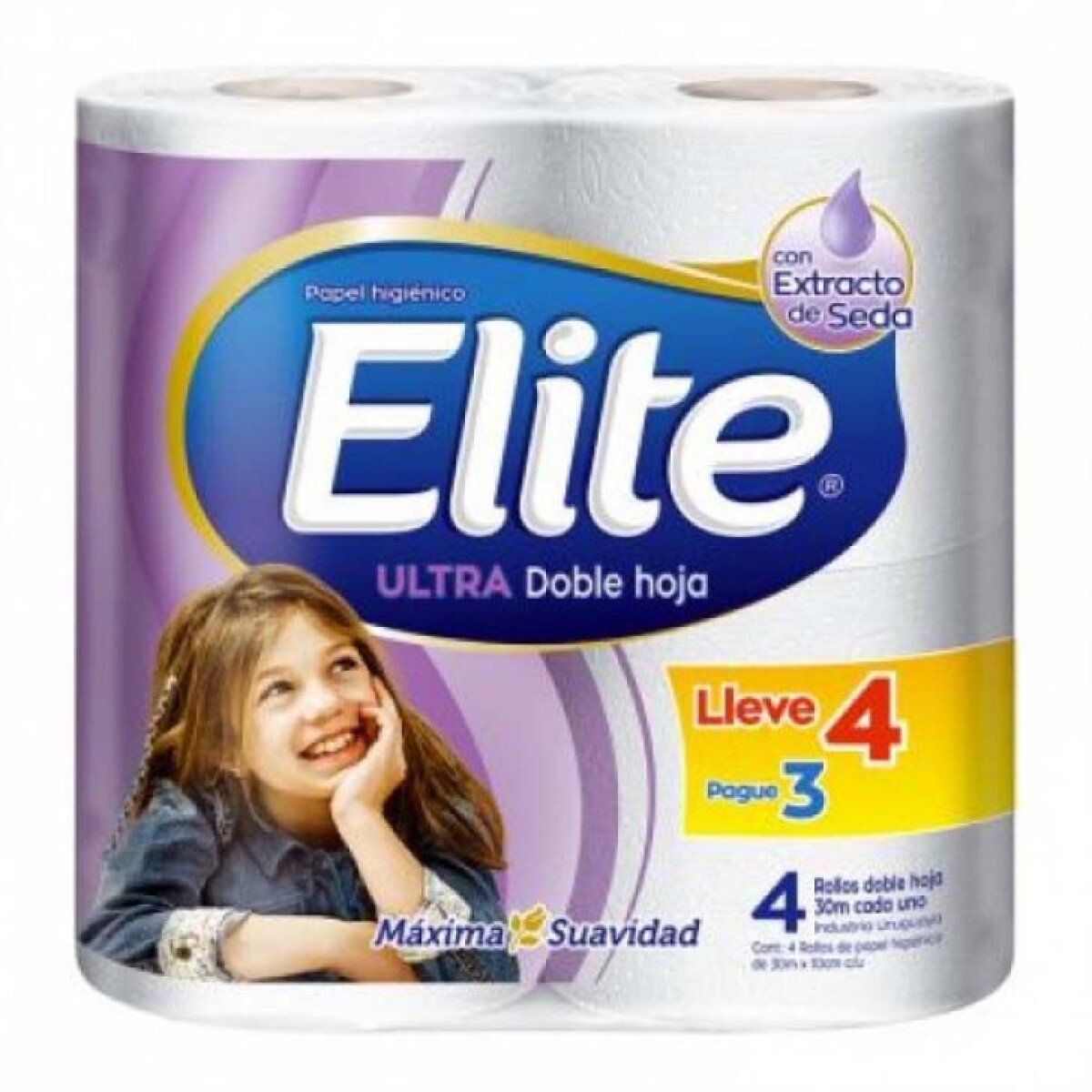 Elite Papel Higienico Ultra 30x 4 Blanco 