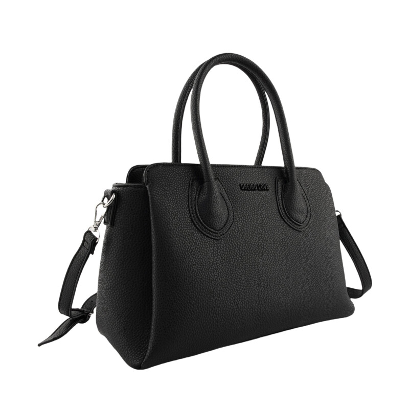 Cartera Las Oreiro Oreiro Love Clasica Negro