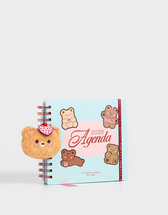 Agendas y Calendarios Estampados Agenda Ositos 2026 - Combinacion Multicolor