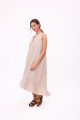 VESTIDO POLK LONG Beige