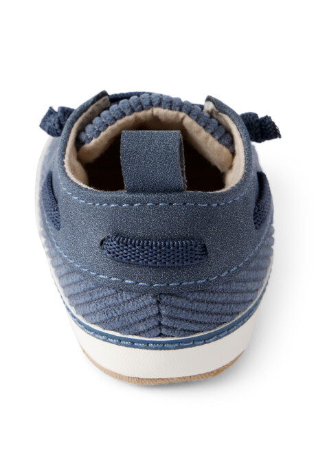 Zapatillas de pana, azules Sin color