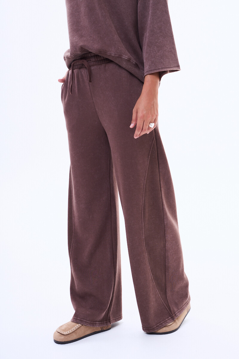 Pantalon felpa Salento Marrón