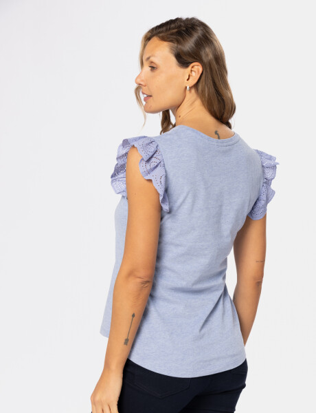 REMERA LISA Azul