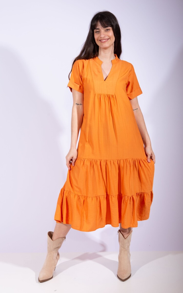 Vestido Pisco - Naranja 