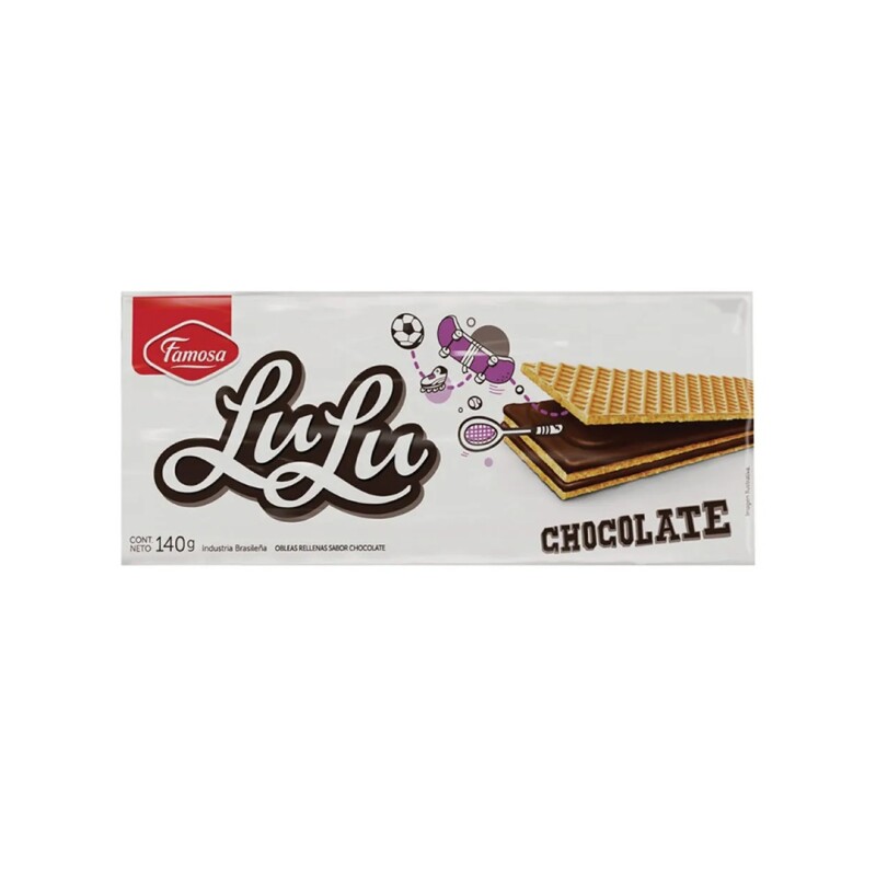 WAFER LULU CHOCOLATE 140G Wafer Lulu Chocolate 140g