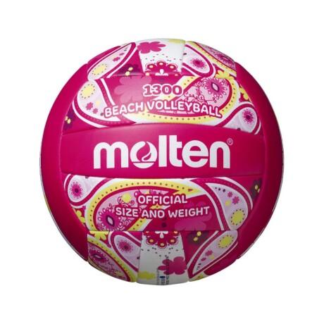 Pelota Volley V5B1300-Pn Oficial De Beach Volley Ub ROSA-BLANCO