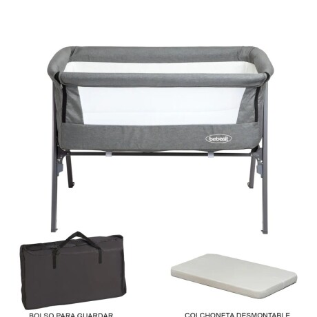 Cuna Colecho Con Mosquitero Easy Bebesit Color Gris Cuna Colecho Con Mosquitero Easy Bebesit Color Gris
