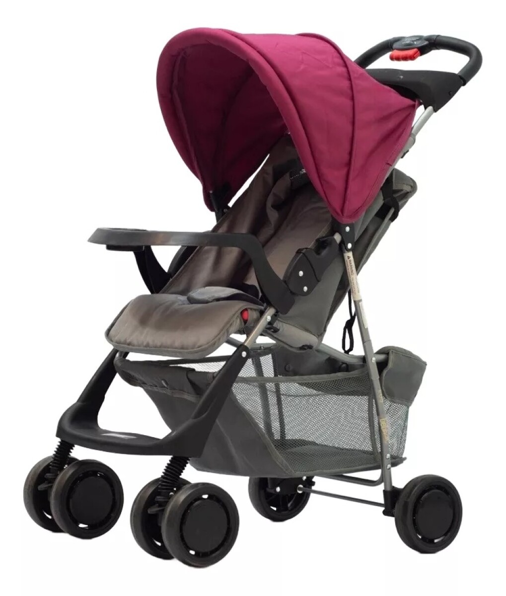 Cochecito de Paseo Convertible En Cuna Con Capota - Tinok - Violeta 