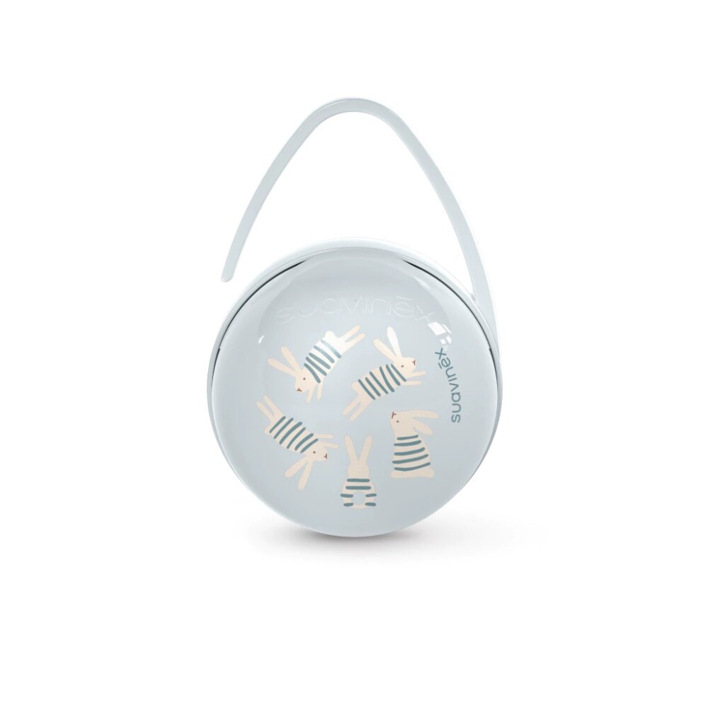 Porta chupete Pod Suavinex celeste conejo