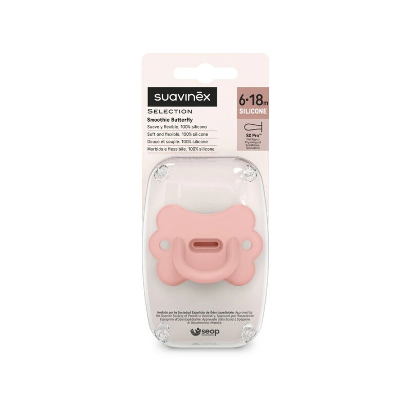 Chupete Suavinex Smooth Butterfly Fisiologico Sx Pro 6-18 M Rosa Chupete Suavinex Smooth Butterfly Fisiologico Sx Pro 6-18 M Rosa