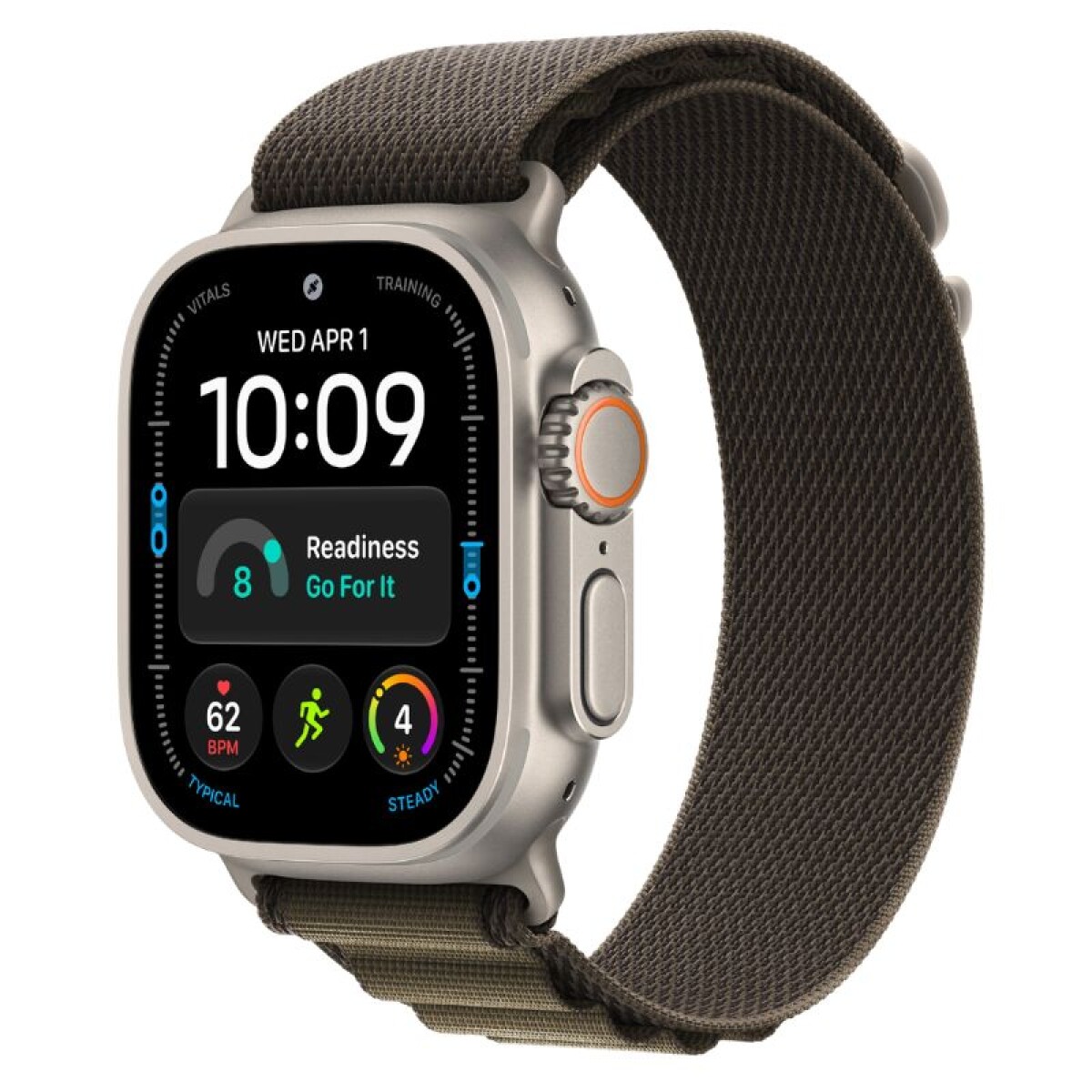 Apple Watch Ultra 4 49mm Natural TI Dark Olive Natu Ti Alpine Loop M MJCR4LS/A 