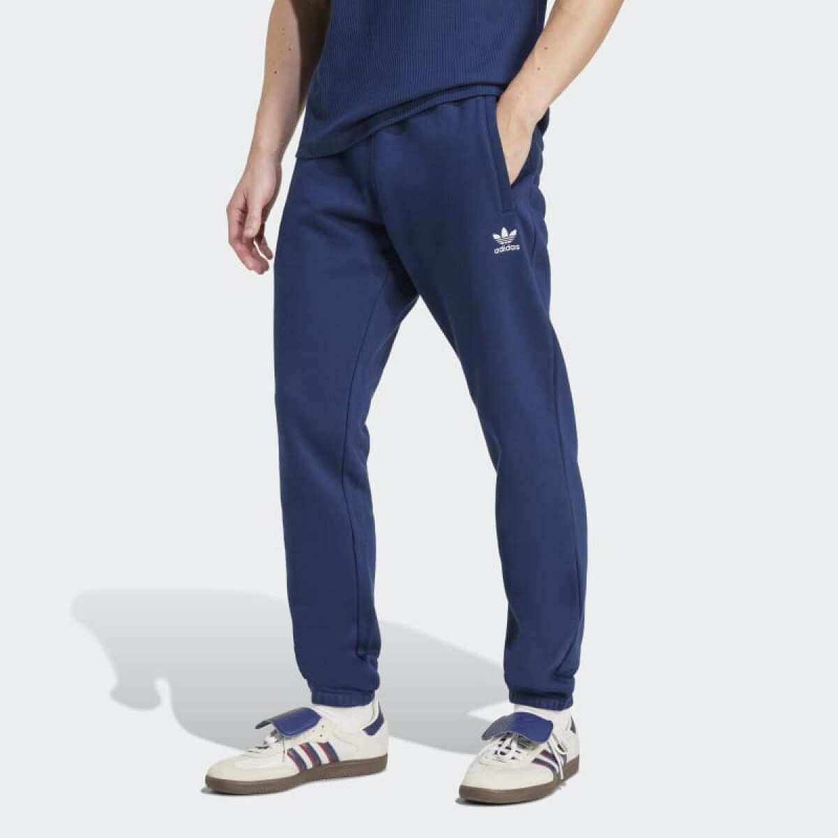 Pantalón Adidas Essentials Trifolio - Azul 