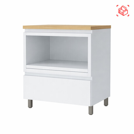 BAJO MESADA MICRO 70 CM MDF BLANCO SUECIA